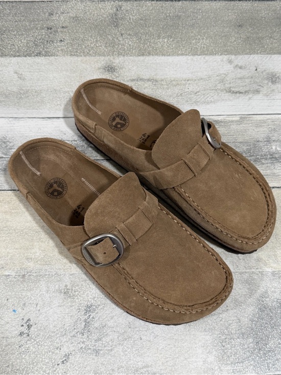 Birkenstock Shoes - BIRKENSTOCK Buckley Clog in Tea Brown - Size - 10-10.5 .US / 41 .EU